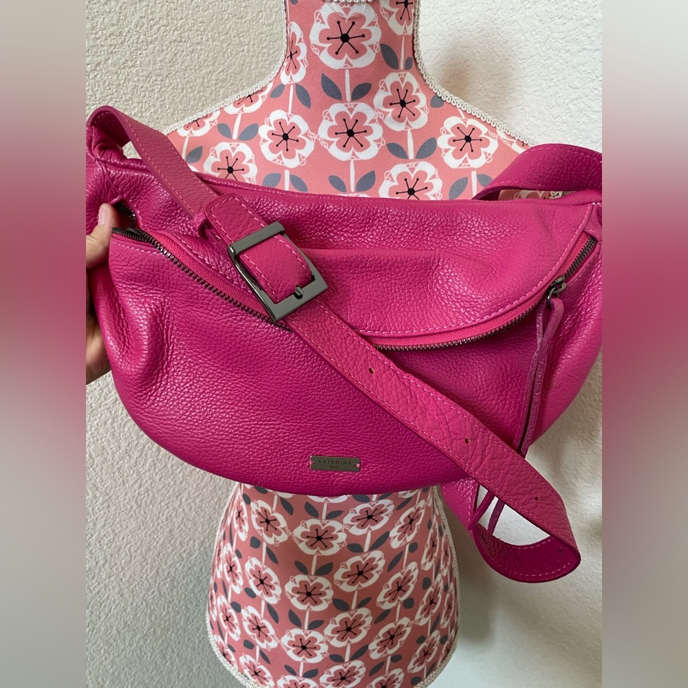 Katerina Pink Leather Women's Bag
